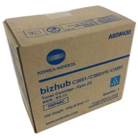 Minolta A95W450 - Toner TNP-49C cyan do Konica Minolta Bizhub C3351